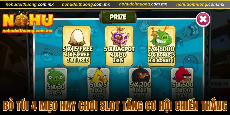 4 mẹo hay chơi quay slot giúp thắng dễ dàng