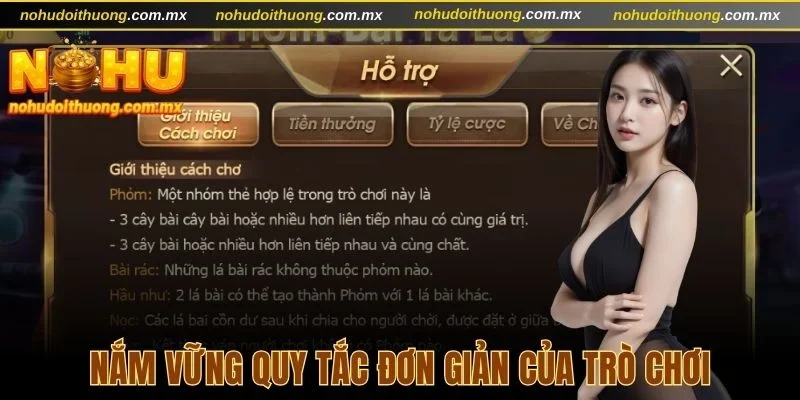 Nắm vững quy tắc đơn giản của trò chơi