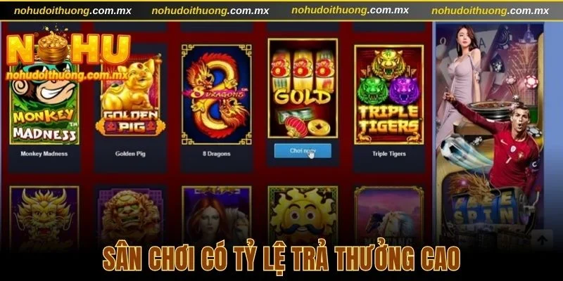 Nổ hũ đổi thưởng M8win có tỷ lệ trả thưởng được đánh giá cao hiện nay