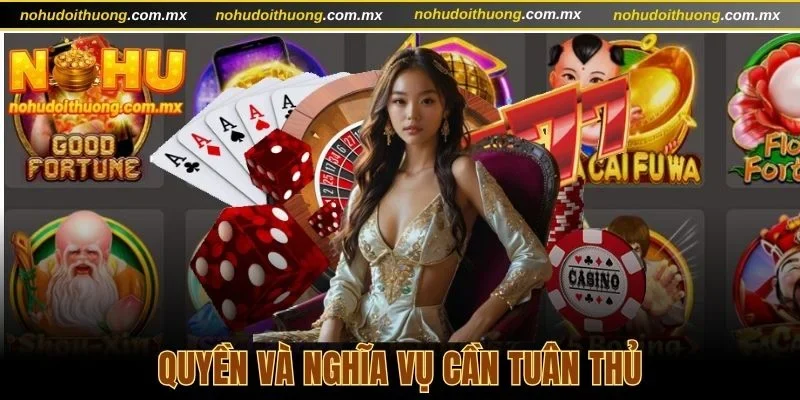 Nội dung quyền và nghĩa vụ của người dùng cần tuân thủ