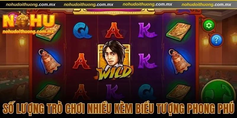Số lượng trò chơi nhiều kèm biểu tượng phong phú