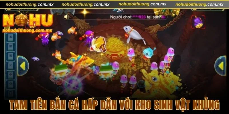 Tam tiên nổi bật với kho sinh vật biển độc đáo