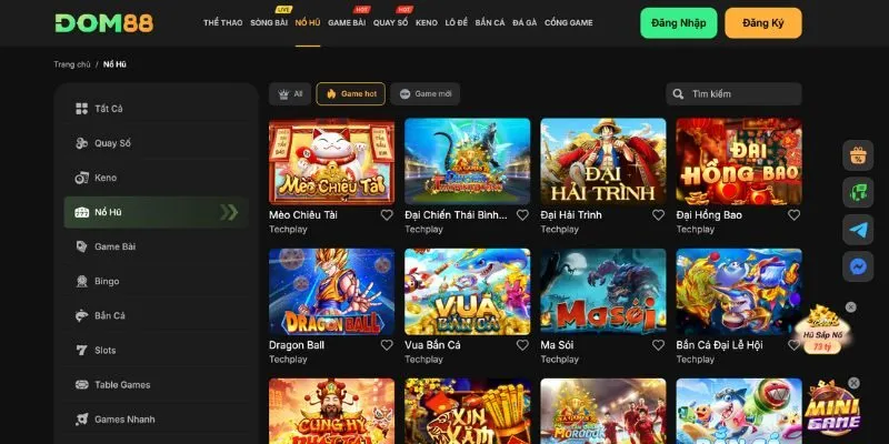 Nổ hũ đổi thưởng DOM88