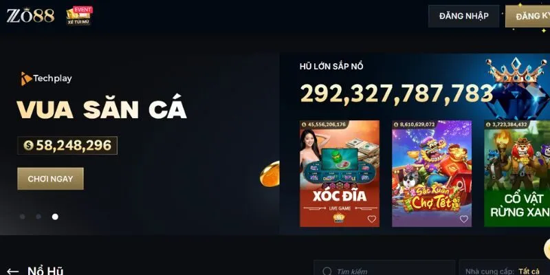 nổ hũ đổi thưởng Zo88