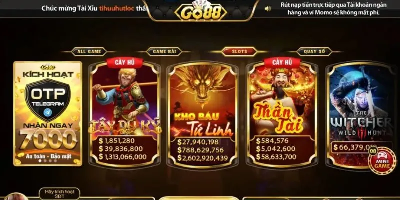 Nổ hũ đổi thưởng Go88